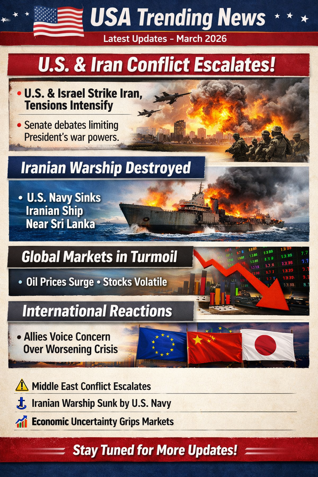 First Thing: Senate to vote on resolution that would prevent Trump continuing Iran war