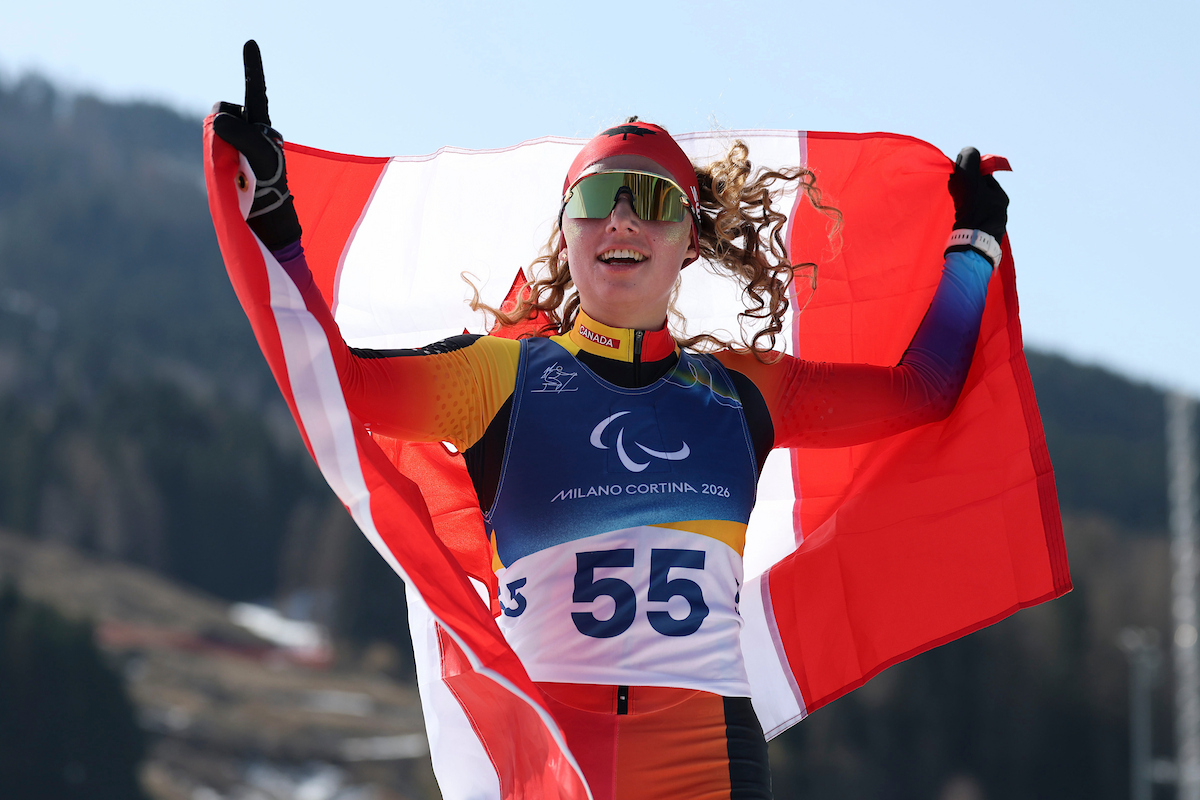 Natalie Wilkie wins gold in women&rsquo;s standing biathlon